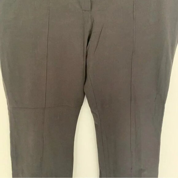 The Row Brown Pleated Cropped Dress Pants 8 - Picture 8 of 10